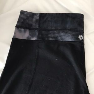 Lululemon wide leg leggings.